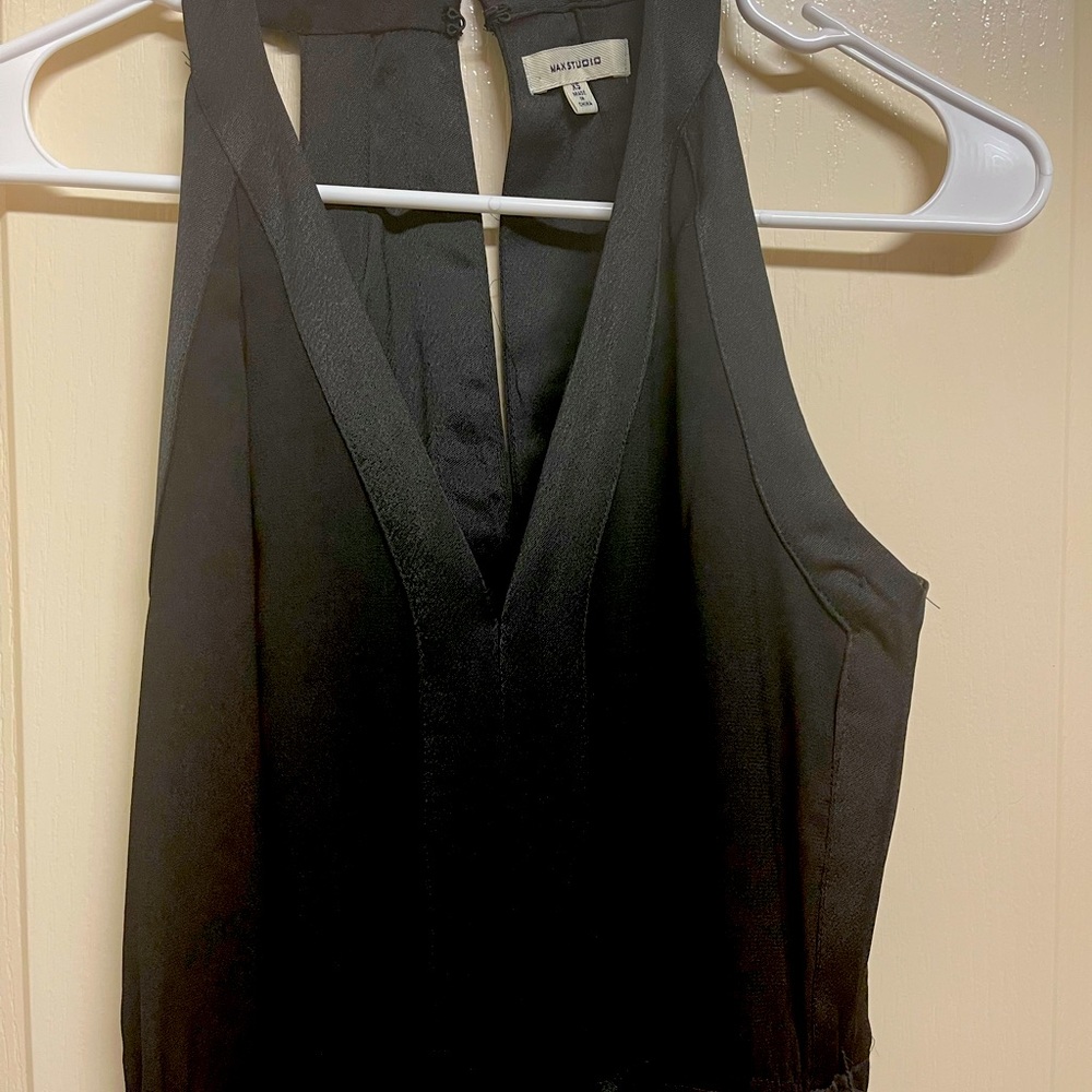 MAX STUDIO SLEEVELESS ROMPER